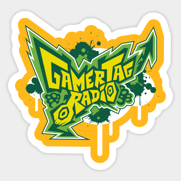 Jet Set Gamertag Sticker by KryptoFox84